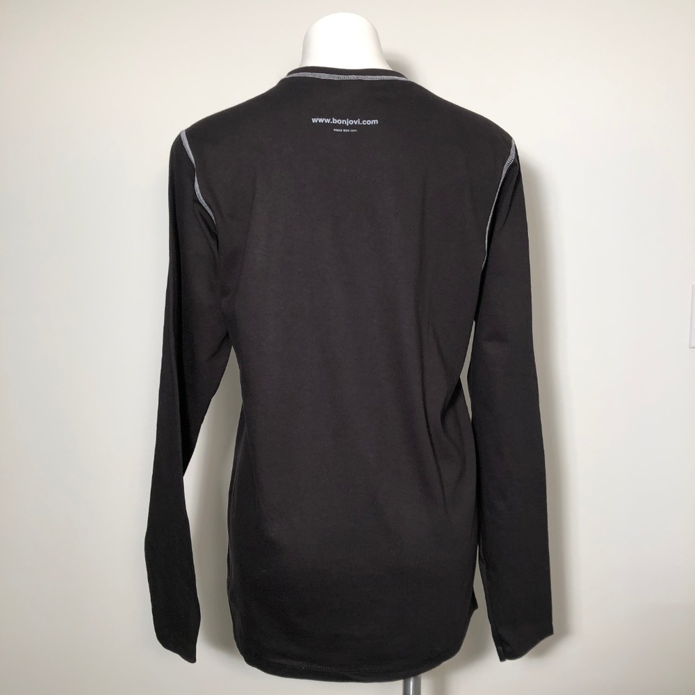 Peace, Love, Bon Jovi Long Sleeve Tee Shirt - Picture 3 of 3